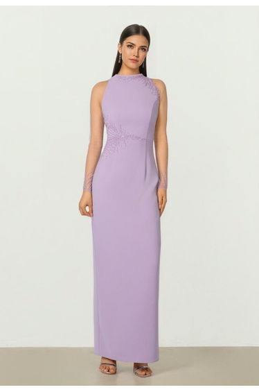 Elegant Beaded Maxi Dress