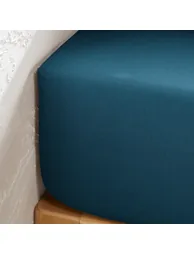 شرشف سرير قطن بحواف مطاطية - 3
