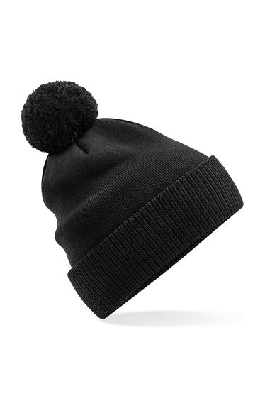 Beechfield Snowstar Organic Cotton Beanie - Black