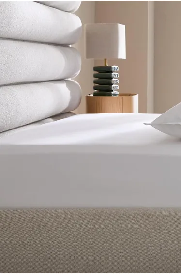 شرشف سرير قطن بحواف مطاطية بإرتفاع 30سم