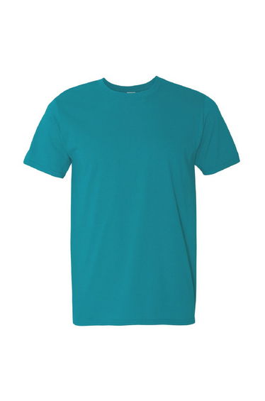 Gildan Mens Short Sleeve Soft-Style T-Shirt - Tropical Blue