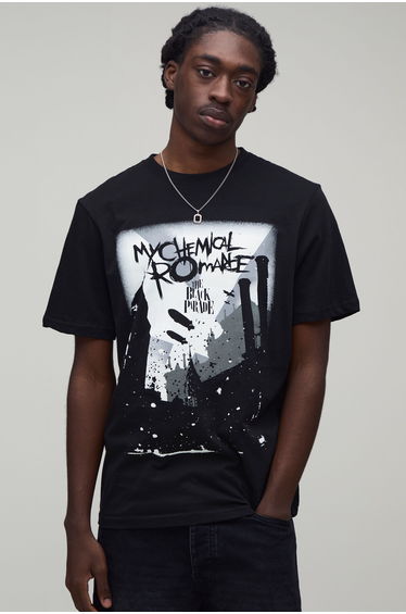 Regular My Chemical Romance Black Parade License Print T-shirt - black