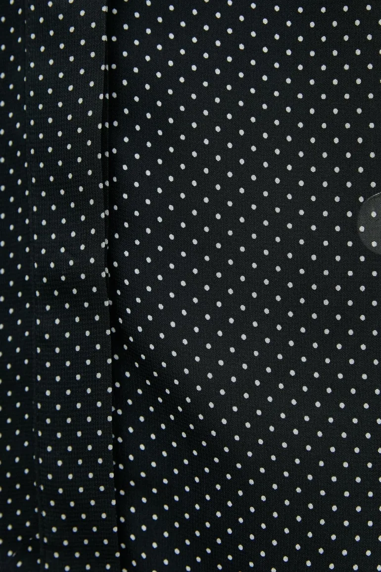 Women's Black Patterned Shirt - 5