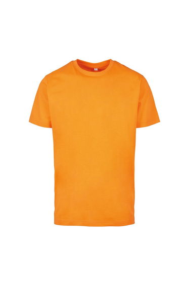 Mens T-Shirt Round Neck - Paradise Orange