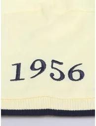 Boys Yellow Embroidered Detail Short Sleeve Polo T-Shirt - 3