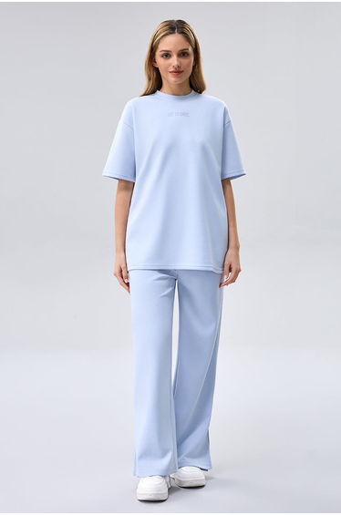 Wide Leg Pants with Elastic Waist
