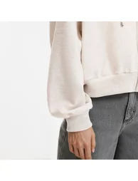Short Zip-Up Hoodie - 2
