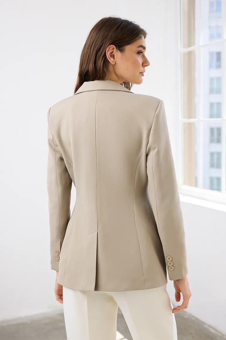 Mink Blazer Jacket - 3