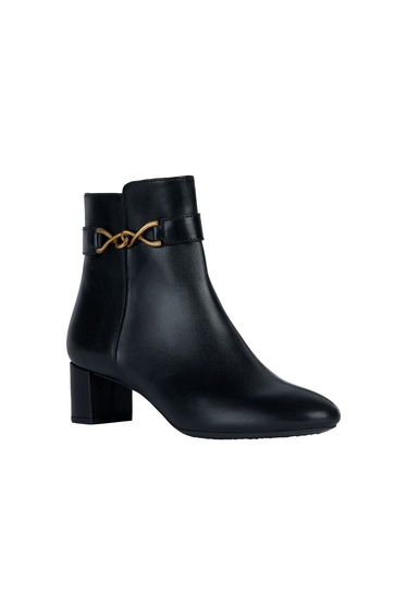 Geox Womens/Ladies Pheby 50 Leather Ankle Boots - Black