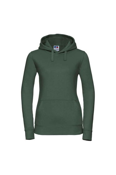 Russell Womens/Ladies Authentic Hoodie - Bottle Green