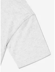 New Balance Girls Small Logo Jersey T-Shirt in Grey - 3