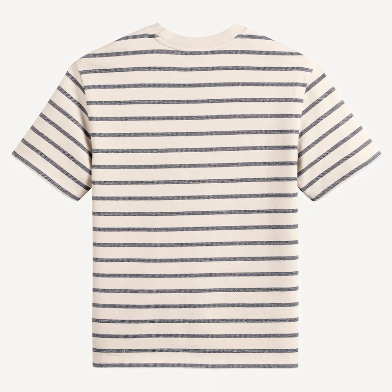 Striped Crew Neck T-Shirt - 3