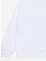سويتشيرت أطفال بطبعة شعار لون أبيض - 3
