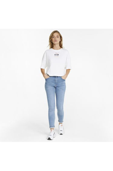 Brand Love Oversized Tee Puma White-Chal