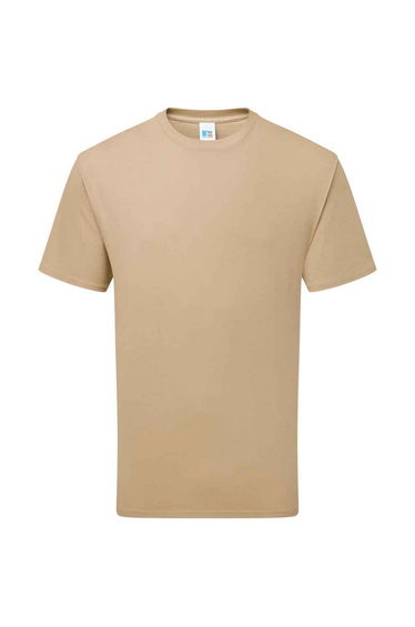 Russell Mens Classic Ringspun Cotton T-Shirt - Tan