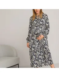 Floral Maternity Midaxi Dress - 2