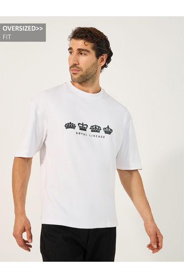 Graphic Print Short Sleeve Oversized T-Shirt