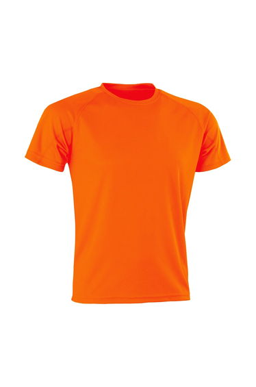 Spiro Mens Aircool T-Shirt - Flo Orange