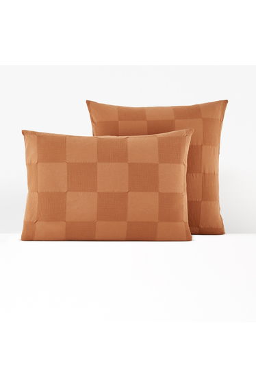Agathe Checkerboard 100% Cotton Pillowcase