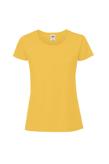 Fruit Of The Loom Womens/Ladies Ringspun Premium T-Shirt - Sunflower