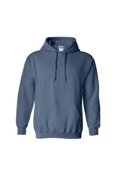 Gildan Heavy Blend Adult Unisex Hooded Sweatshirt / Hoodie - Indigo Blue