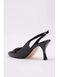 Black Women's Classic Heeled Shoes - 4
