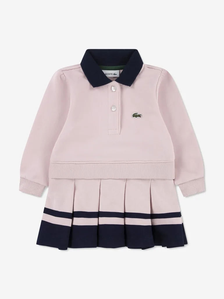 Lacoste Baby Girls Mon Premier Dress in Pink - 2