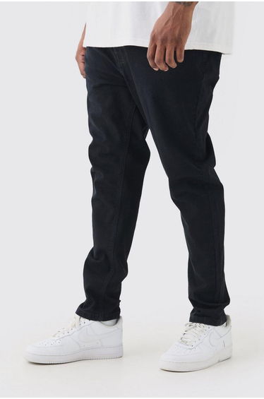 Plus Super Skinny Stretch Jean - true black
