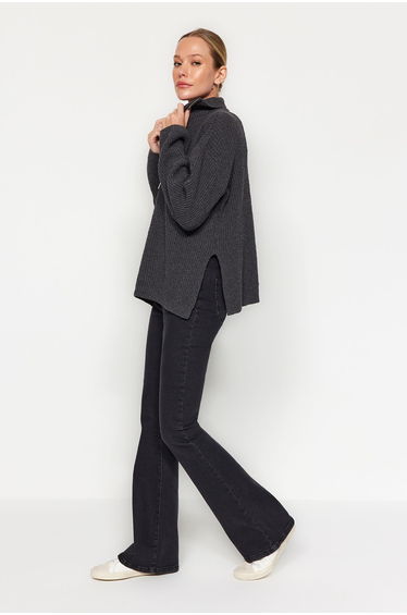 Anthracite Care Collection Oversized Knitwear Sweater