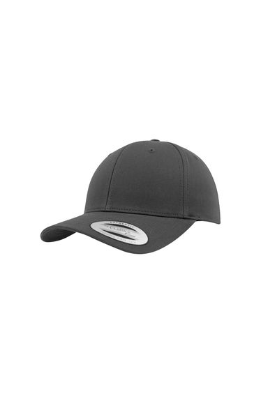 Flexfit Unisex Curved Classic Snapback Cap - Charcoal