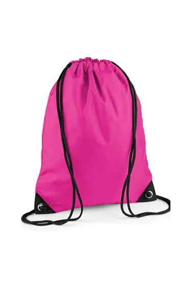 Bagbase Premium Drawstring Bag - Fuchsia