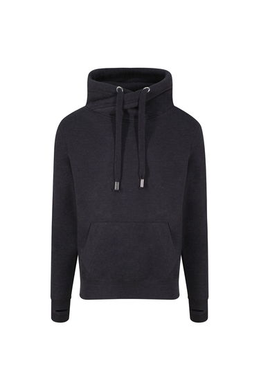 Awdis Mens Hoodie - Black Smoke