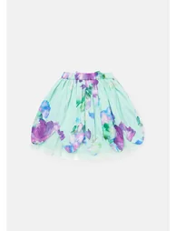 Darcy Mint Petal Print Skirt - 5