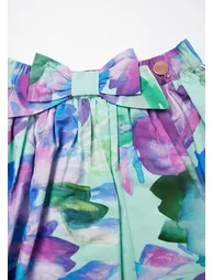 Darcy Mint Petal Print Skirt - 6