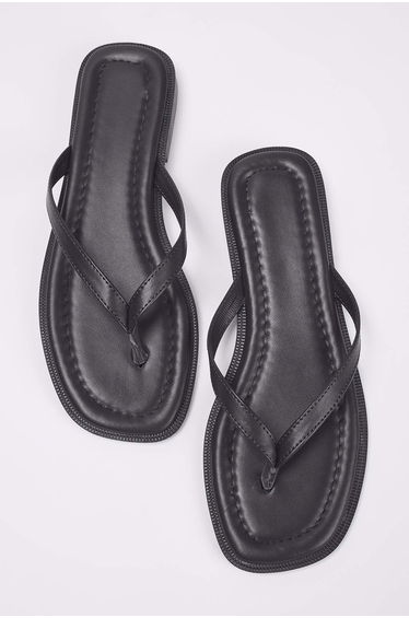 Black Flip Flops Women's Slippers