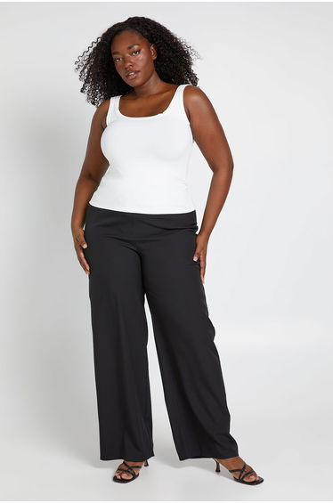 Plus Super Soft Touch Vest - white
