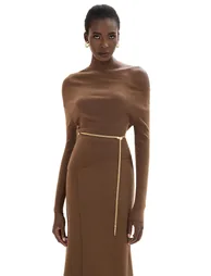 Florence Metal Snakelike Waist Chain - 2