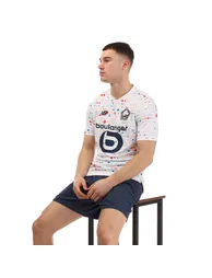 تيشيرت قطن بطبعة نيو بالانس أبيض بأكمام قصيرة - 3