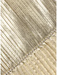 Self Portrait Girls Metallic Tiered Dress in Gold - 3