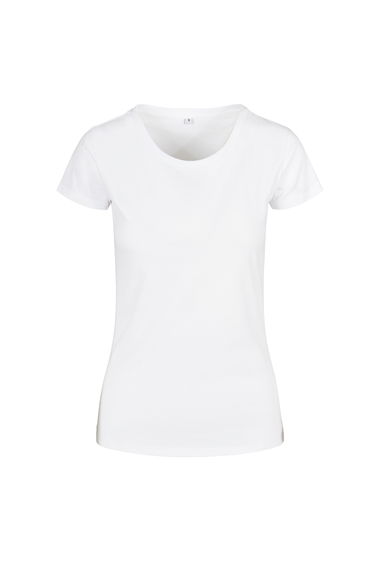 Womens/Ladies Basic T-Shirt - White