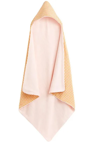 Croizic Gingham Cotton Muslin & Towelling Bath Cape