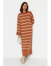 Dress - Brown - Basic - 3