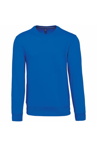 Kariban Mens Crew Neck Sweatshirt - Light Royal Blue