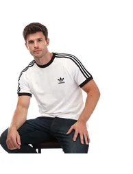 Men's adidas Originals Originals 3 Stripes California T-Shirt in White - 3
