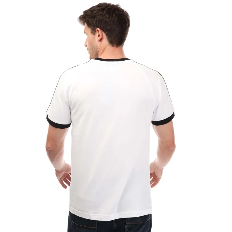 Men's adidas Originals Originals 3 Stripes California T-Shirt in White - 1