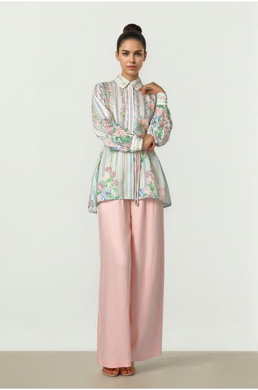Pink Linen Trousers