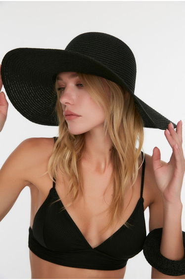 Hat - Black - Casual