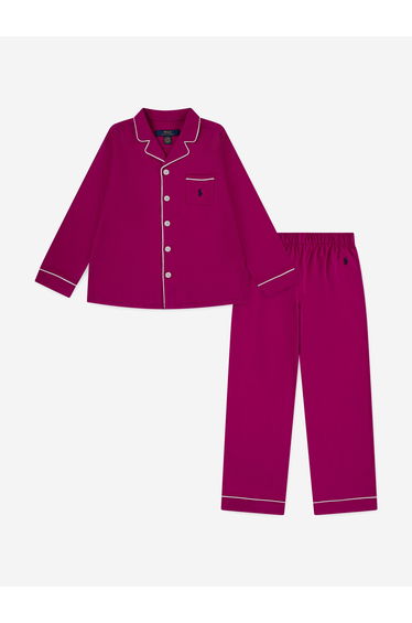Ralph Lauren Girls Pyjama Set in Pink