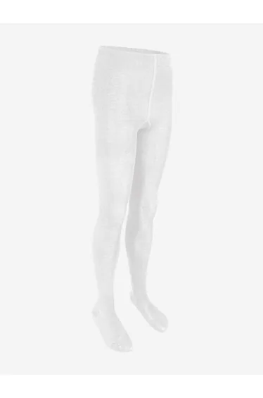 Zeco Girls School Cotton Tights (2 Pack) in White