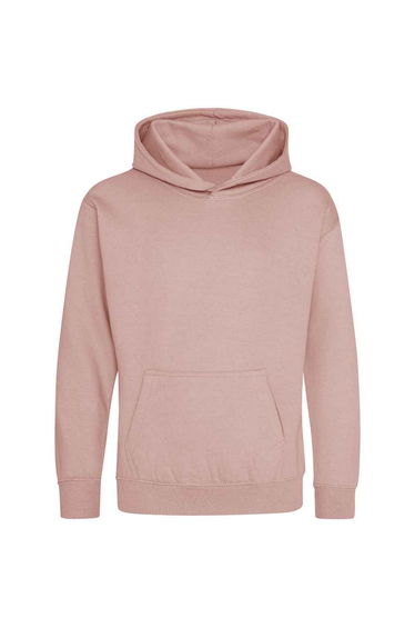 Awdis Childrens/Kids Heather Hoodie - Dusty Pink